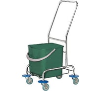 Хромированная уборочная тележка AFC-GROUP 1x25 без отжима 02.124Eco