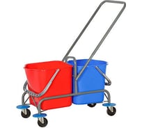 Двухведерная тележка AFC-GROUP 2x25 л без отжима 02.107