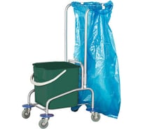 Одноведерная тележка AFC-GROUP 1x25 л без отжима с полиэтиленовым мешком 02.118Eco