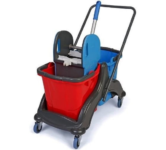 Тележка ACG 2x25 л с отжимом, база пластик 1028096