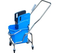 Одноведерная уборочная тележка Hunter 25 л, с отжимом, синяя 1/1 ПЛ-CHRTRL1MB