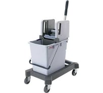 Система одноведерная Vileda Professional КомбиСпид Про 25 л на платформе с вертикальным отжимом со вставкой, без транспортировочной ручки 149098