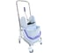 Тележка ACG 1х25 л, с отжимом, ведро серое, корзина для химии, база хром 1029599 7