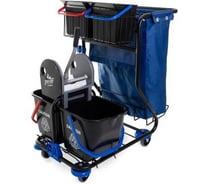 Тележка многофункциональная Proff Comfort с ведрами 2х25л, 2х6л, отжимом и держателем для мешка 525650