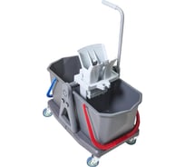 Двухведерная тележка РОСМОП с отжимом Росмоп Кваттро Лайт DB-50RL