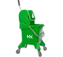 Одноведерная тележка HQ profiline с универсальным отжимом, зеленая, 31 л 74623