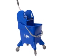 Одноведерная тележка HQ profiline с универсальным отжимом, синяя, 31 л 74622