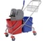 Тележка двухведерная с отжимом Proff Comfort 2х23л с корзиной 525087 1