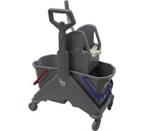 Двухведёрная тележка TTS NICKITA 25+25 л, с отжимом TEC и боковой ручкой, двойная упаковка 00006161DVE