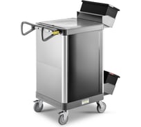 Тележка KARCHER FM ExpertPro 50/ P комплект: колесная база, 2 ведра 15 л, вертикальный отжим, 4 ведра 6 л, 1 полка, 1 ящик 16 л, 2 фиксатора 1.321-008.0