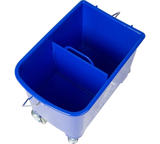 Уборочная тележка Luscan Professional мини, с отжимом, 20 л, 63x27x67 см, синяя 1642311