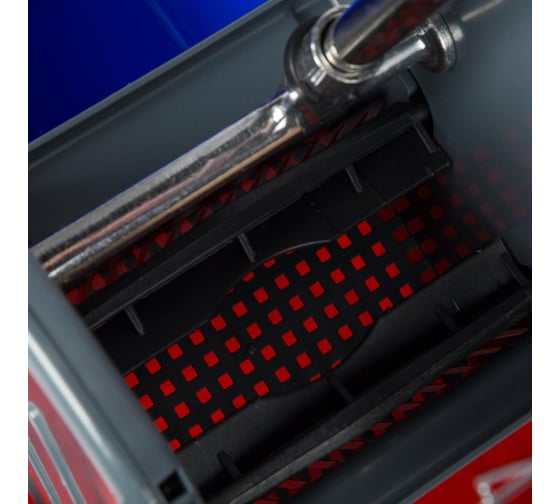 Уборочная тележка Luscan Professional с отжимным прессом, 2x17 л, 118.5x40x100.5 см 1642315