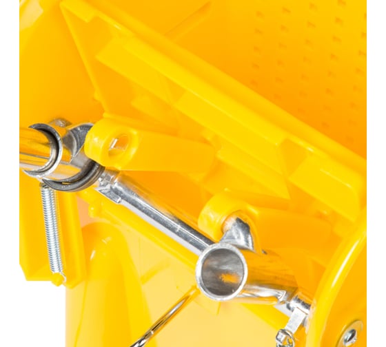 Уборочная тележка Luscan Professional мини, с отжимом, 20 л, 63x27x67 см, желтая 1650255