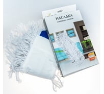 Сменная насадка к швабре EUROHOUSE из х/б, 40 см, хлопок 3923