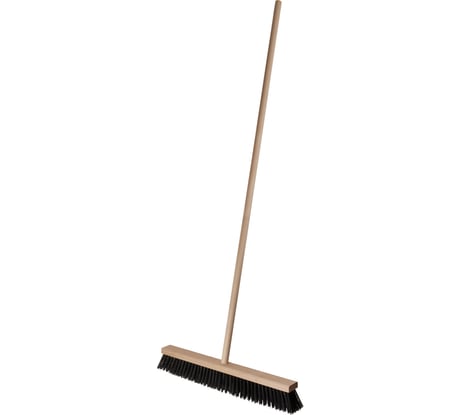 Щетка Gigant Тротуарная 5-ти рядная, 500x45x18 мм, жетская синт. щетина(мононить 0,6мм) с черенком в/с GNIK-06