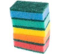 Губка для посуды HomeQueen по 5 шт., Средние 65115