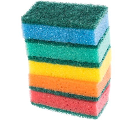 Губка для посуды HomeQueen по 5 шт., Средние 65115