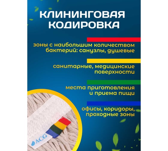 МОП Кентукки ACG хлопок, петлевой прошитый 400гр. (1шт.) 1006318