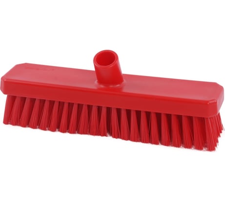 Щетка для пола NV жесткий ворс, 300 мм, красная NV-05020-4R