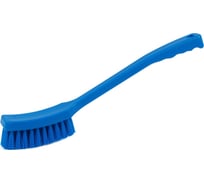 Щётка с длинной ручкой NV жёсткий ворс, 410 мм, синяя NV-02610-3B