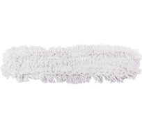 Насадка МОП LAIMA плоская 80 см для швабры-рамки, карманы, хлопок 603610