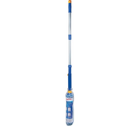 Швабра LAIMA самоотжимная, скручивающийся отжим, МОП из микрофибры, телескопический черенок 96 см, , 601471