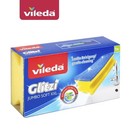 Губка для ванной комнаты VILEDA Glitzi Jumbo 1 шт. 126238