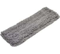 МОП плоский A-VM, 50x15 см, микрофибра, петлевой, ухо+карман, СЕРЫЙ MF2165