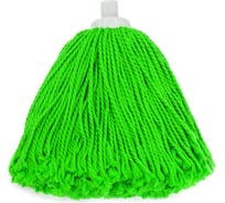 Веревочный МОП A-VM резьбовой, 200 г, микрофибра, зеленый, АЛАБАМА RK1547