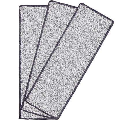 Сменная накладка из микрофибры WMC TOOLS для швабры wmc-11 (3 шт/к-т) WMC-mop11-3pcs(56649)