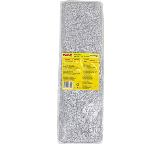 Сменная накладка из микрофибры WMC TOOLS для швабры wmc-03 (5 шт/к-т) WMC-mop3-5pcs(56825)