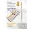 Швабра WMC TOOLS с отжимным механизмом "бабочка" и скребком WMC-3H(white)(56853) 3