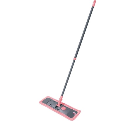 Швабра с флаундером YORK Classic 40 см, телескопический черенок 130 см, еврорезьба, МОП микрофибра 081080