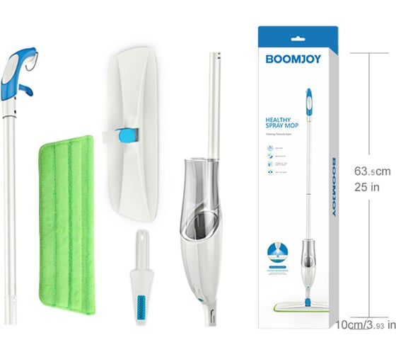 Швабра с распылителем Boomjoy Spray Mop с широкой платформой JY8843