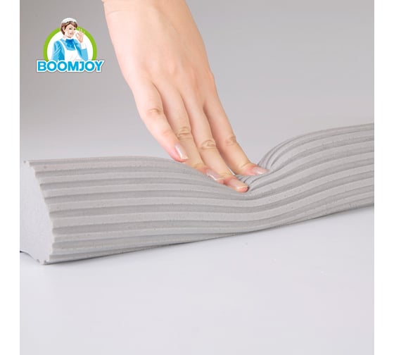 Роликовая самоотжимная швабра Boomjoy с губкой валиком ПВА, 40 см JY8061