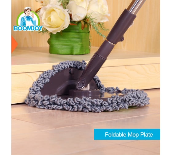 Набор для уборки Boomjoy SPIN MOP M7 с отжимом и ведром KGJY8713