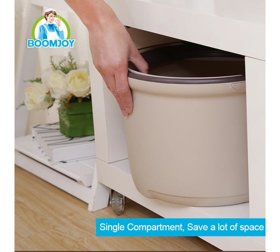 Набор для уборки Boomjoy SPIN MOP M7 с отжимом и ведром KGJY8713