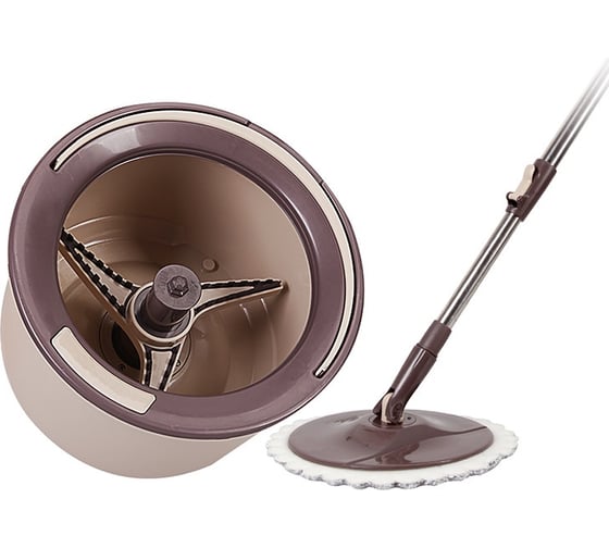 Набор для уборки Boomjoy SPIN MOP М8 с отжимом и ведром JY8731