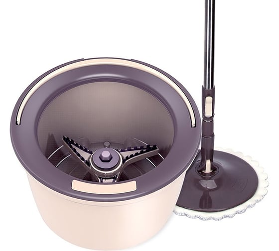 Набор для уборки Boomjoy SPIN MOP М8 с отжимом и ведром JY8731