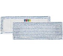 МОП TTS Soft Striat с карманами для влажной уборки, микрофибра, 40 см, белый-синий 0000E310B