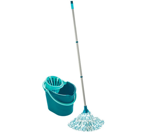 Набор: швабра-моп и ведро Leifheit Classic mop 12 л, с решеткой для отжима 56792