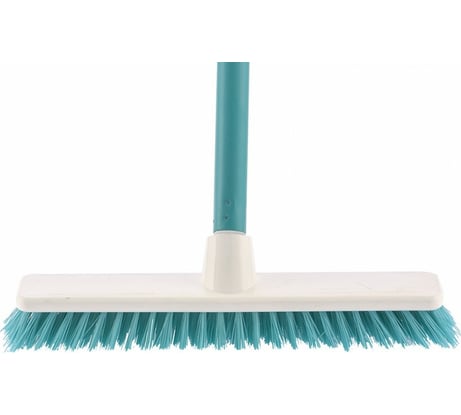 Щетка для чистки ковров c черенком Elfe SHROBER 270 мм, пластик, бирюзовая, 120 см, D22мм 93550