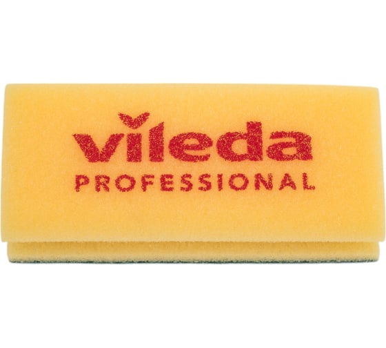 Губка Vileda Professional зеленый абразив, 7x15см 101397/1644/101404 6660