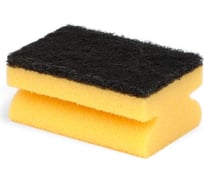 Кухонная губка PATERRA SUPER AKTIV с лавсаном с вырезами 95x70x45 мм 406-007