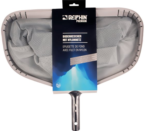 Донный глубокий сачок CHEMOFORM DELPHIN PREMIUM, c алюминиевым усилением, цвет серый 2500104DP