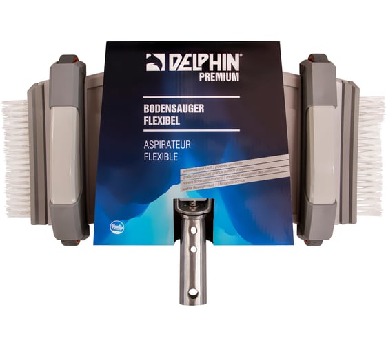 Щётка для донного пылесоса с роликами CHEMOFORM DELPHIN PREMIUM, цвет серый 2500105DP
