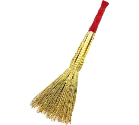 Веник сорго 3-х лучевой, малый IMPERA ручка в пленке 700002