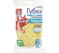 Целлюлозная губка Grifon 2 шт., 150х100х8 мм Б0041961