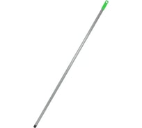 Ручка для швабры NV алюминиевая, цвет зеленый, 130 см, с резьбой NV-138G