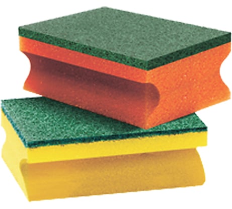 Профилированные губки для мытья посуды Master FRESH 5шт. С0005974